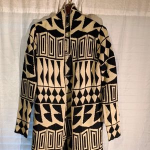 Love Stitch Knee Length Aztec Sweater